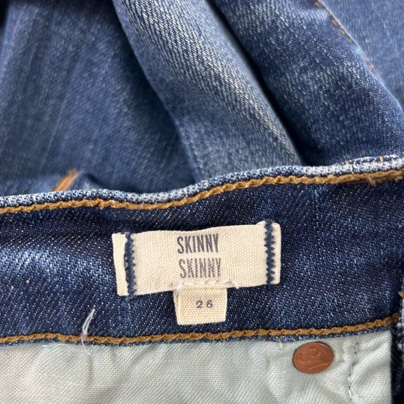 Madewell Skinny Skinny Jeans Medium Wash‎ Women’s 26 EUC - Picture 7 of 12